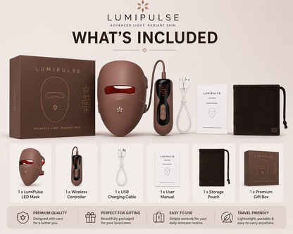 LumiPulse™ LED Face Mask for Clear, Youthful Skin